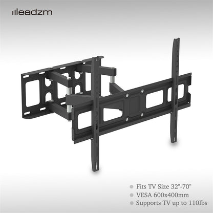 32-70 Inch Double Pendulum Large Base TV Stand Tmds-101 Bearing 50Kg/Vese600*400/Upper And Lower-10~ 10?