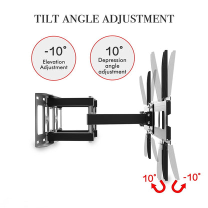 32-70 Inch Double Pendulum Large Base TV Stand Tmds-101 Bearing 50Kg/Vese600*400/Upper And Lower-10~ 10?