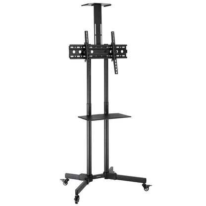 TSY 1600 32-70" TV Mobile Cart Weight Bearing 60kg Maximum VESA 400*600 Up and Down Adjustable 15? with Pulley Tray Camera Bracket