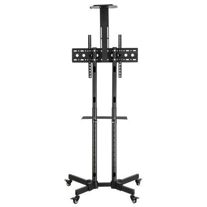 TSY 1600 32-70" TV Mobile Cart Weight Bearing 60kg Maximum VESA 400*600 Up and Down Adjustable 15? with Pulley Tray Camera Bracket