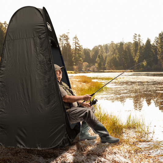 Pop Up Privacy Tent Black