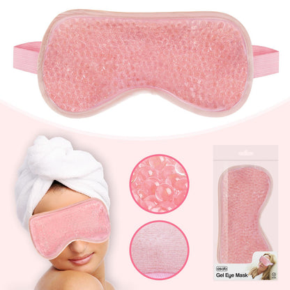 Cooling Eye Mask Reusable Microwavable Freezable Eye Compress Gel Sleeping Relaxation