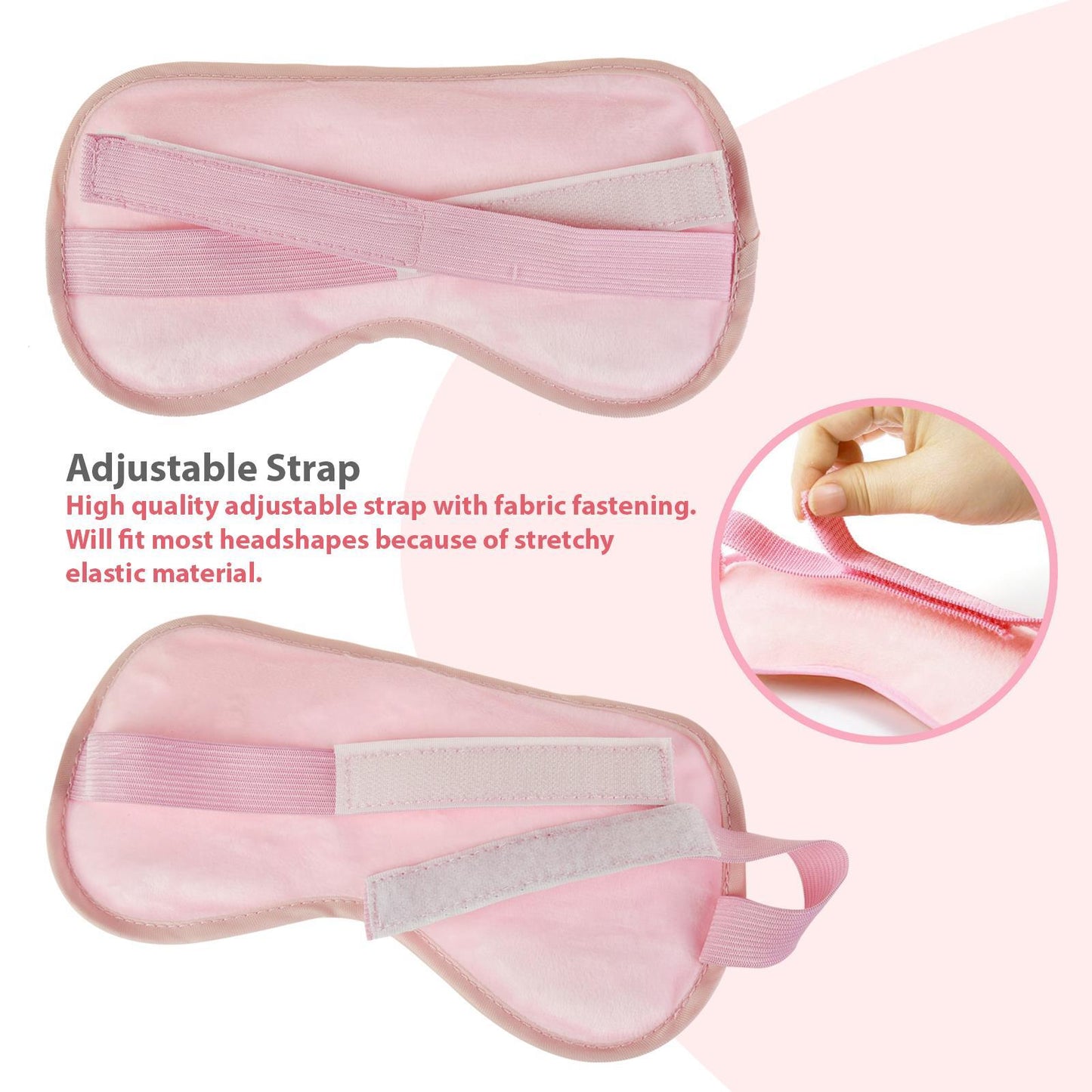 Cooling Eye Mask Reusable Microwavable Freezable Eye Compress Gel Sleeping Relaxation