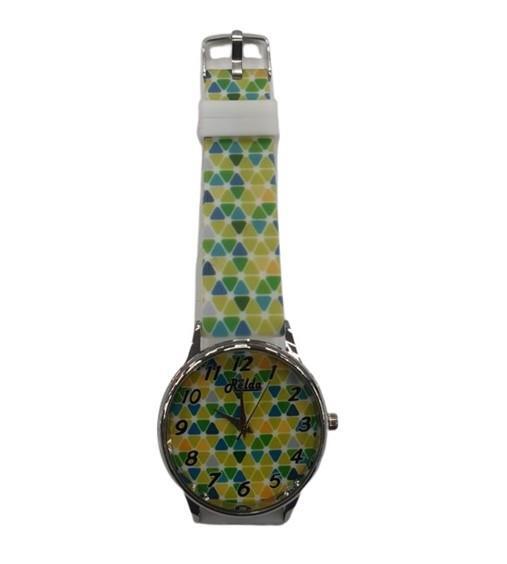 Relda Ladies Analogue Green Silicone Strap Watch REL96