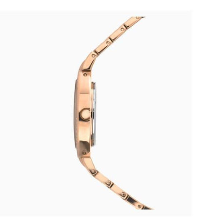 Seksy Ladies Rose Gold Plated Ladies Crystal Bracelet Watch 2575