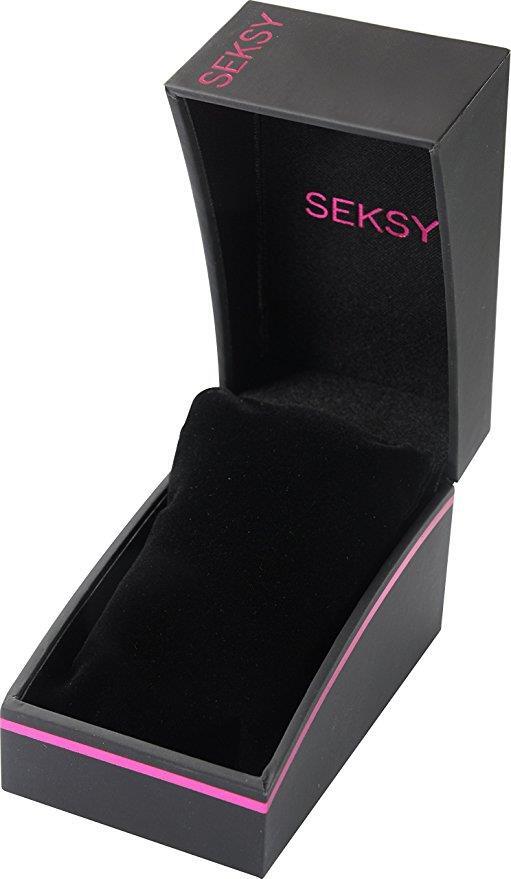 Seksy Ladies Rose Gold Plated Ladies Crystal Bracelet Watch 2575