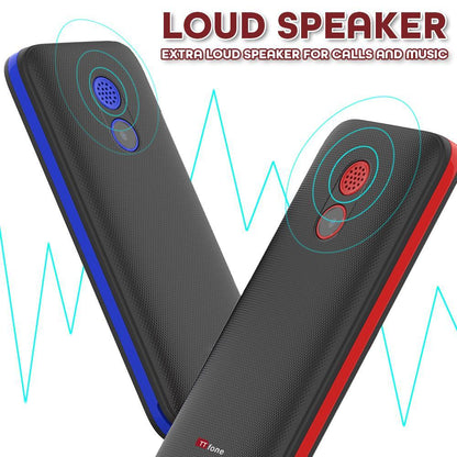 TT160 Dual Sim Basic Simple Mobile Phone -  Camera Torch MP3 Bluetooth Mains Charger &  Vodafone Sim Card