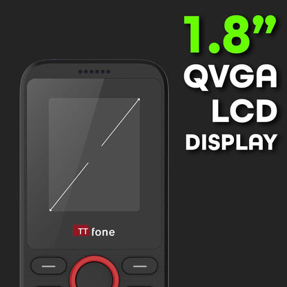 TT160 Dual Sim Basic Simple Mobile Phone -  Camera Torch MP3 Bluetooth Mains Charger &  Vodafone Sim Card