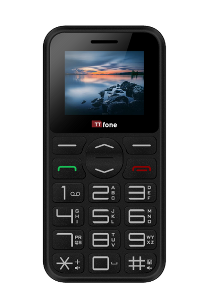 TTfone Big Button Basic Senior Emergency Mobile Phone - Mains Charger & Vodafone Sim Card