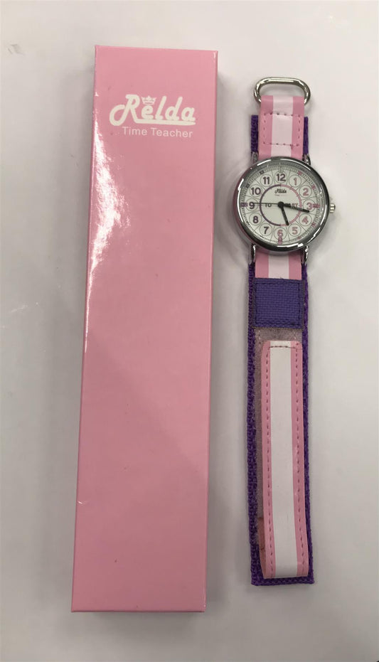Relda Children's Analogue Velcro Strap Girl's Watch REL81