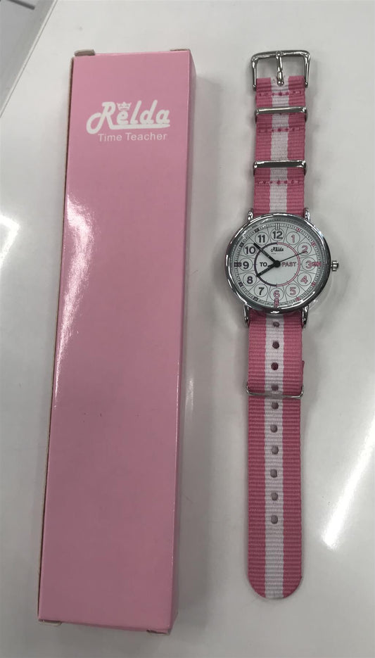 Relda Children's Analogue Nylon Strap Girl's Watch REL111