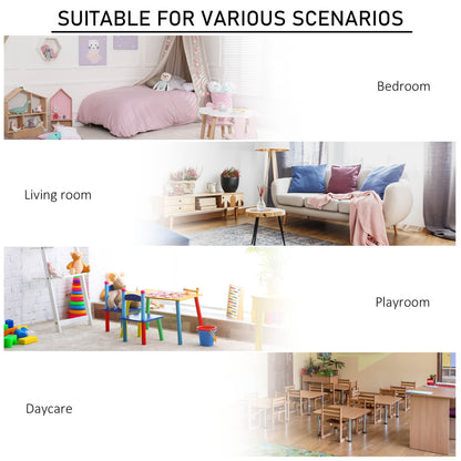 Kids Storage Cabinet Corner Organizer with Anti-tipping Hardware Drawer HOMCOM