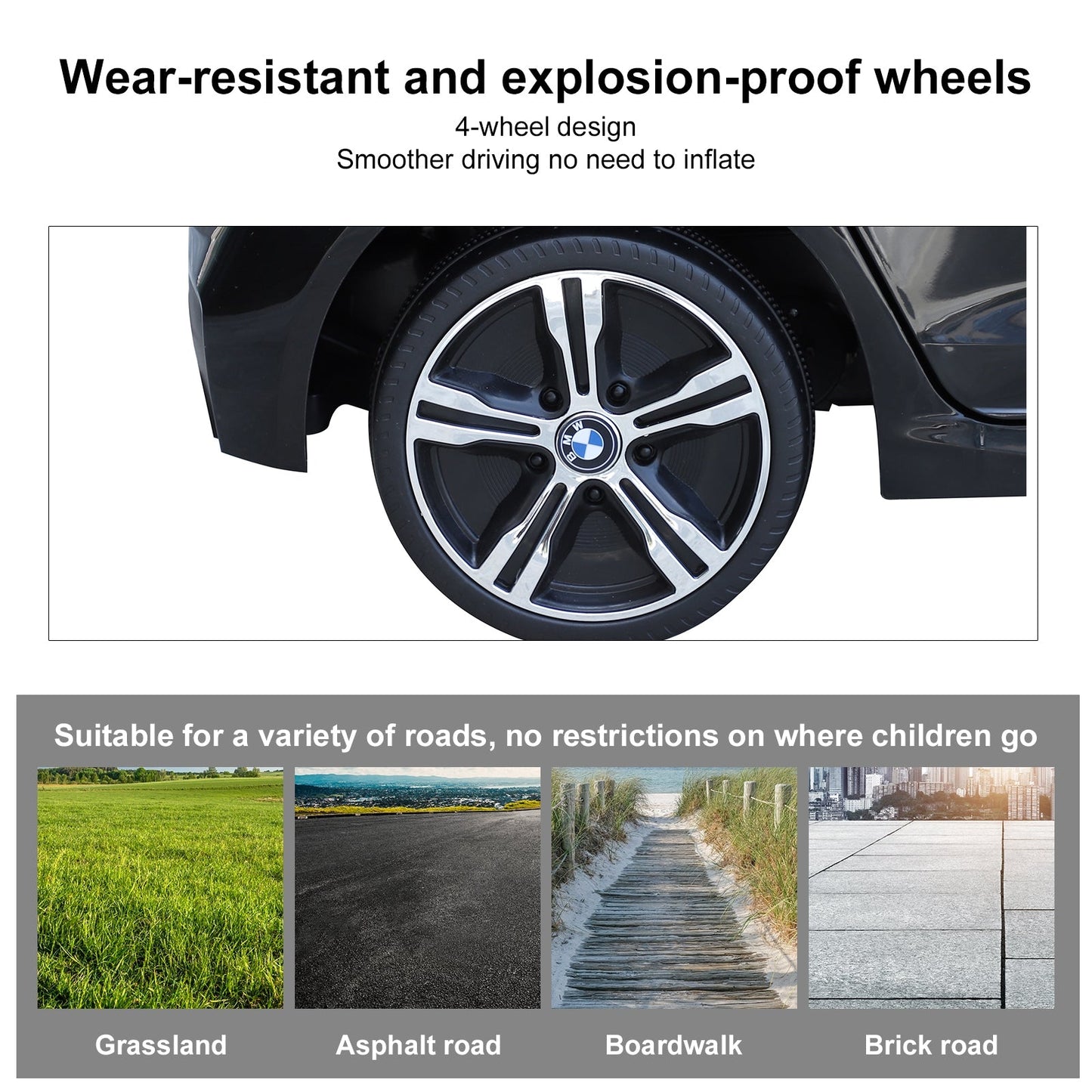 Kids Ride On Car Licensed BMW 6GT 6V Electric Battery Powered Vehicle