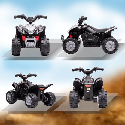 Honda Licensed Kids Electric Quad Bike 6V ATV Ride On 1.5-3 Years Black