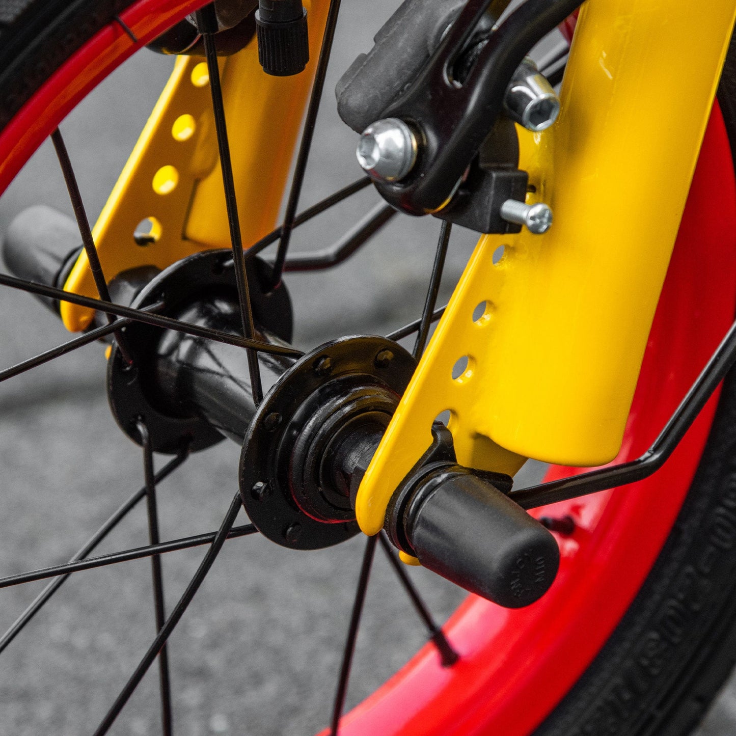 Kids Kick Scooter Adjustable Height Dual Brakes 12" Inflatable Wheels