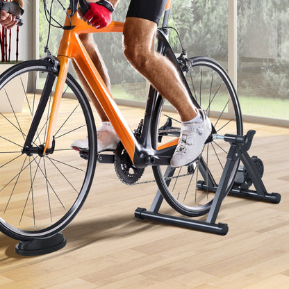 Indoor Bicycle Magnetic Foldable Turbo Trainer  26-28"/700C Tyres HOMCOM