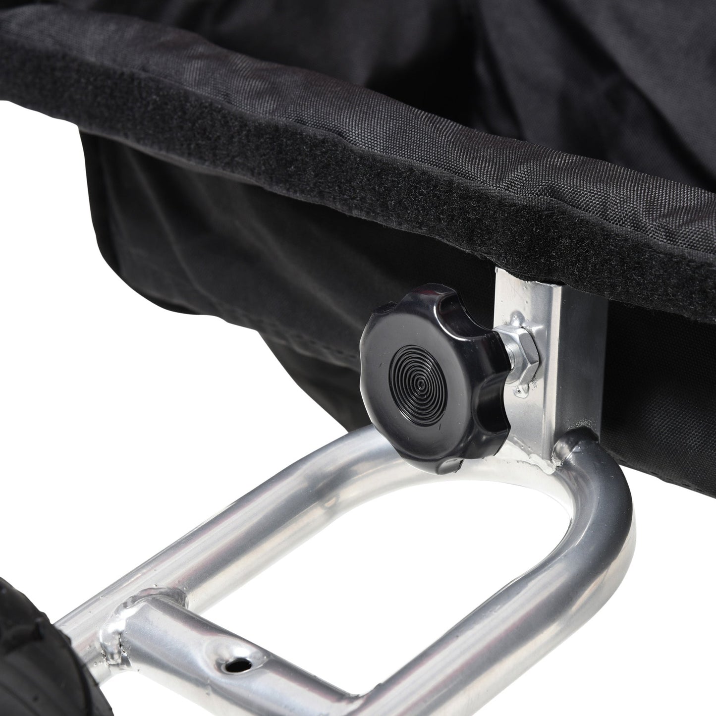 Child Trailer Bike Bicycle for Kids 2 Seater Pivot Wheel Steel Orange HOMCOM