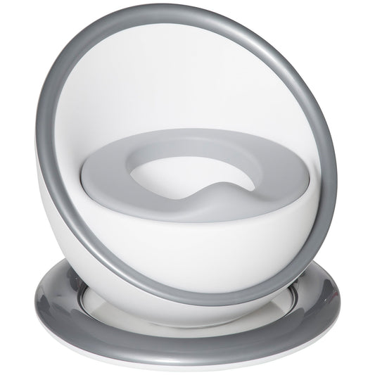Kids Potty Baby Toilet Seat w/ Removable Pot, Splash Guard - White