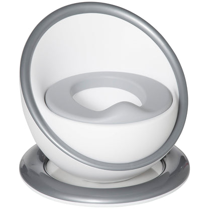 Kids Potty Baby Toilet Seat w/ Removable Pot, Splash Guard - White