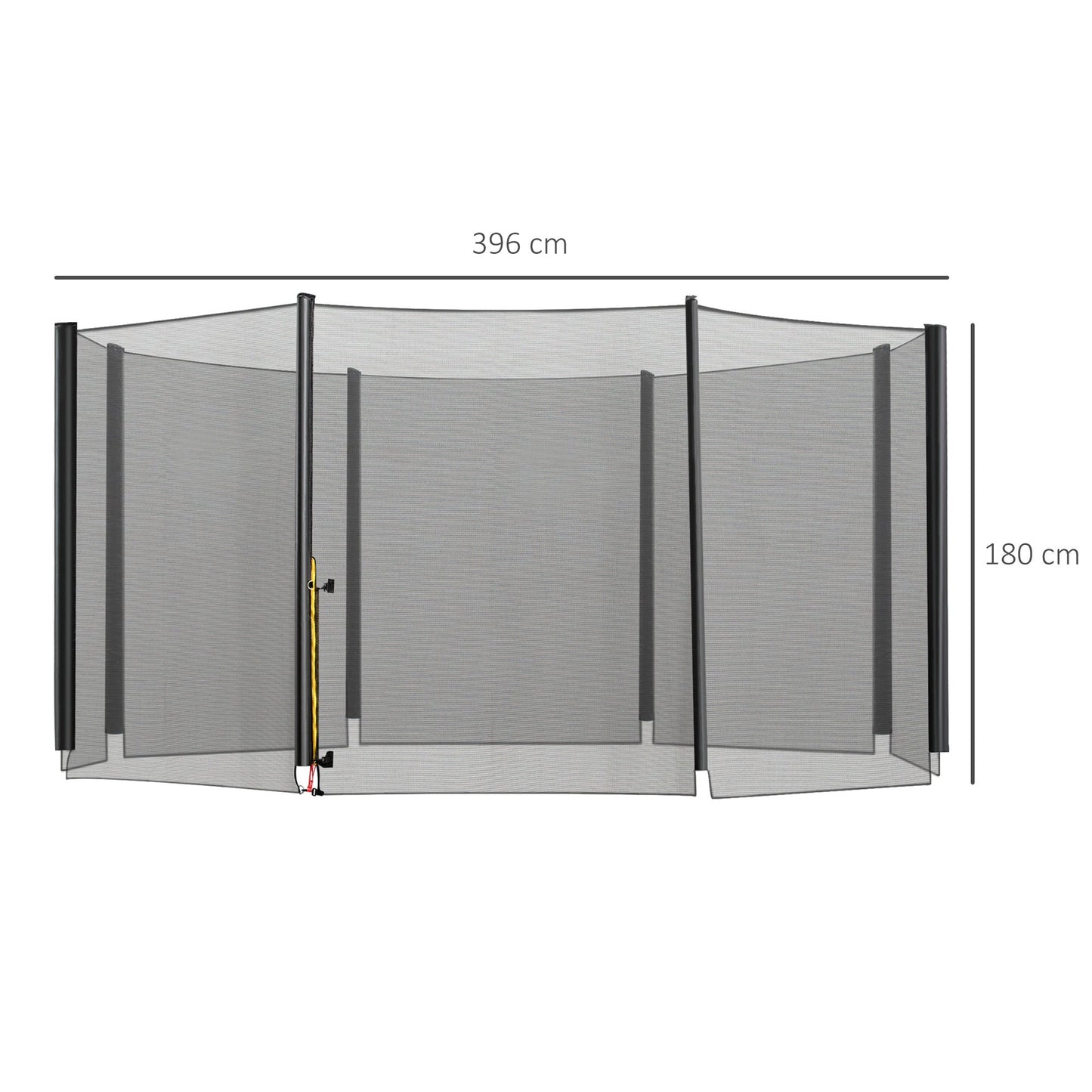 13FT Trampoline Replacement Spare Net Safety Enclosure Net Surround Net