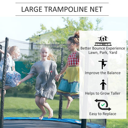 13FT Trampoline Replacement Spare Net Safety Enclosure Net Surround Net