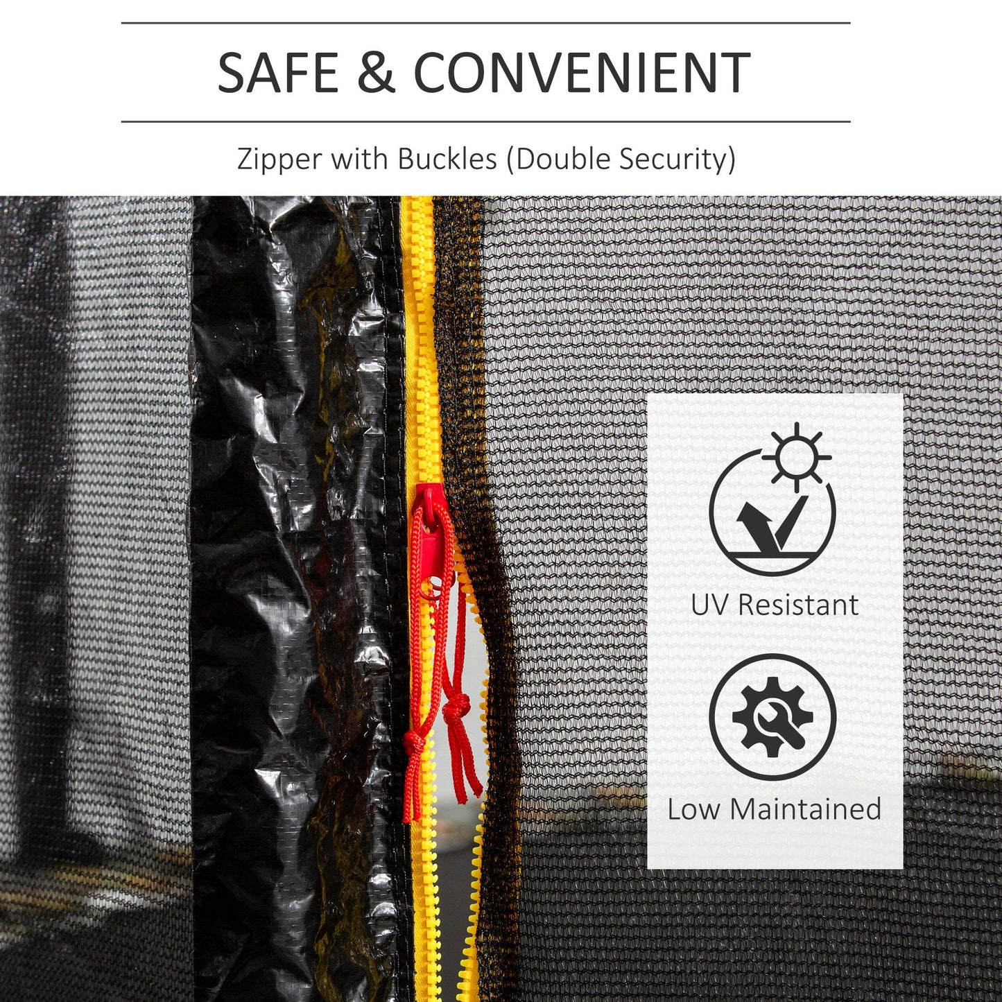 13FT Trampoline Replacement Spare Net Safety Enclosure Net Surround Net