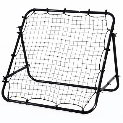 Rebounder Net Kids Adults Football Training Aid Practice Adjustable  HOMCOM