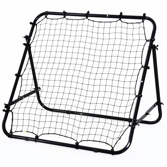 Rebounder Net Kids Adults Football Training Aid Practice Adjustable  HOMCOM