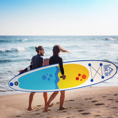 10ft Inflatable Surfing Boards W/ Paddle, Fix Bag, Air Pump, Backpack HOMCOM