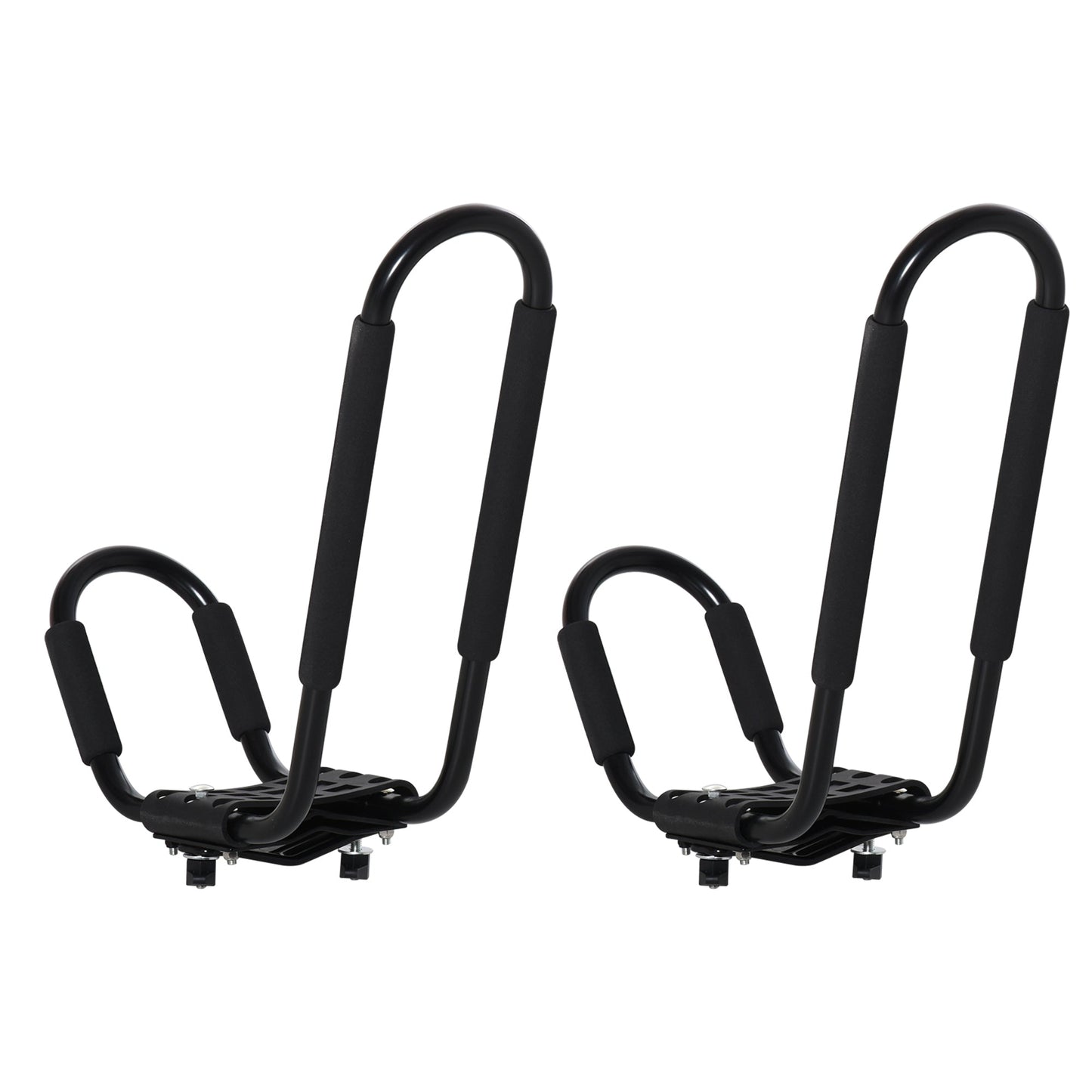 2 Pieces Kayak Roof Rack Universal Mount Cross Bar Carrier for Boat HOMCOM