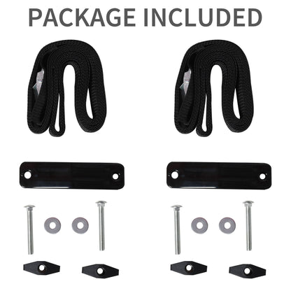 2 Pieces Kayak Roof Rack Universal Mount Cross Bar Carrier for Boat HOMCOM