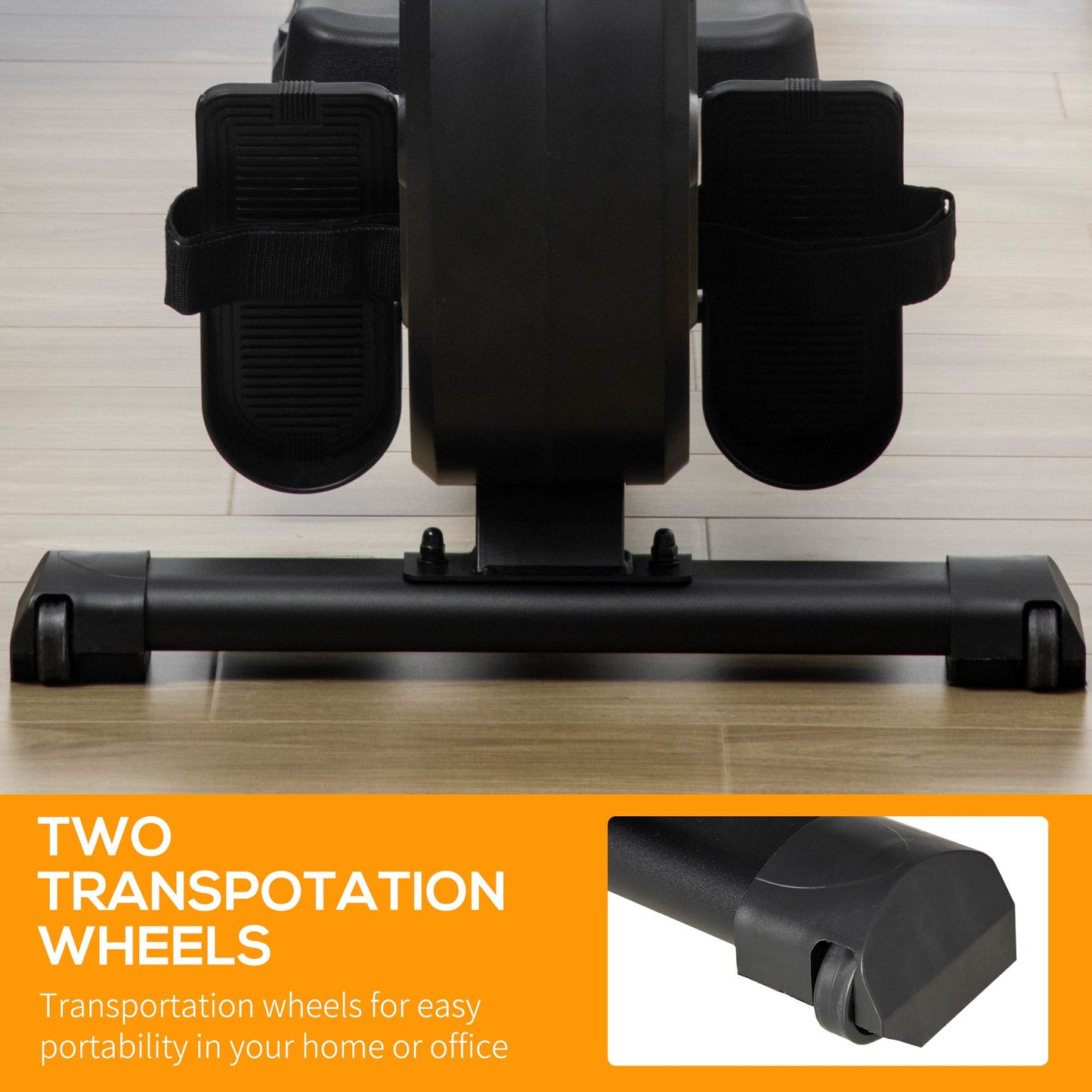 Fitness Adjustable Magnetic Rowing Machine Rower w/ LCD Digital Monitor HOMCOM