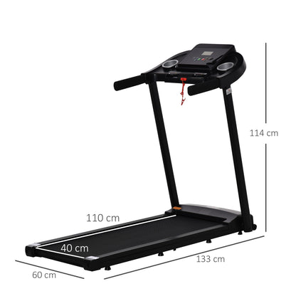 Treadmill 1.5HP Electric Motorised Running Machine w/ LED Display HOMCOM