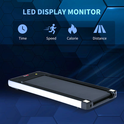 Electric Treadmill 1-6 km/h Cardio Workout for Home w/ Remote Control HOMCOM