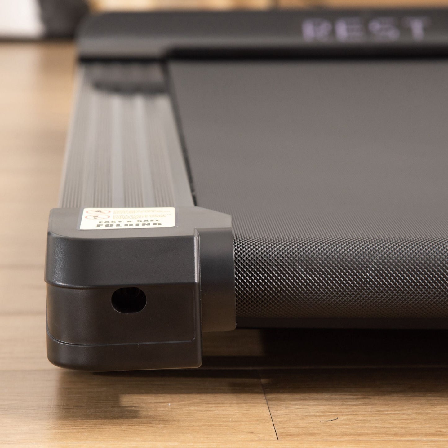 LED Display Treadmill Aerobic Exercise Machine for Home Office, Black HOMCOM