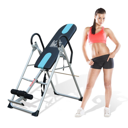 Foldable Therapy Gravity Inversion Table AB Exercise Bench Home Fitness HOMCOM