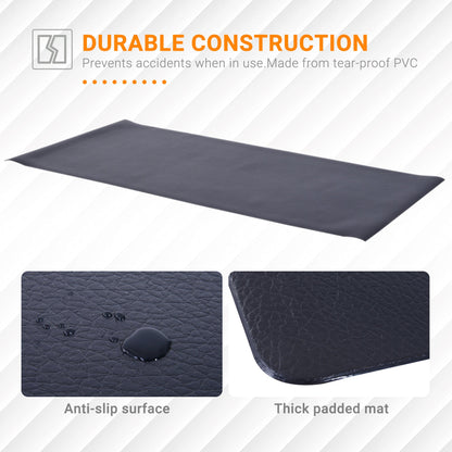 Thick Equipment Mat Gym Exercise Fitness Workout Tranining Bike Protect HOMCOM
