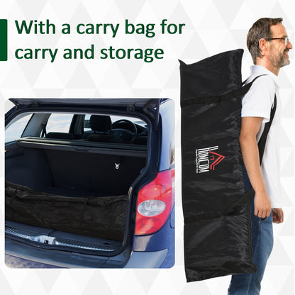 Football Goal Folding Outdoor with All Weather Net Kids Adults 6'x3' HOMCOM