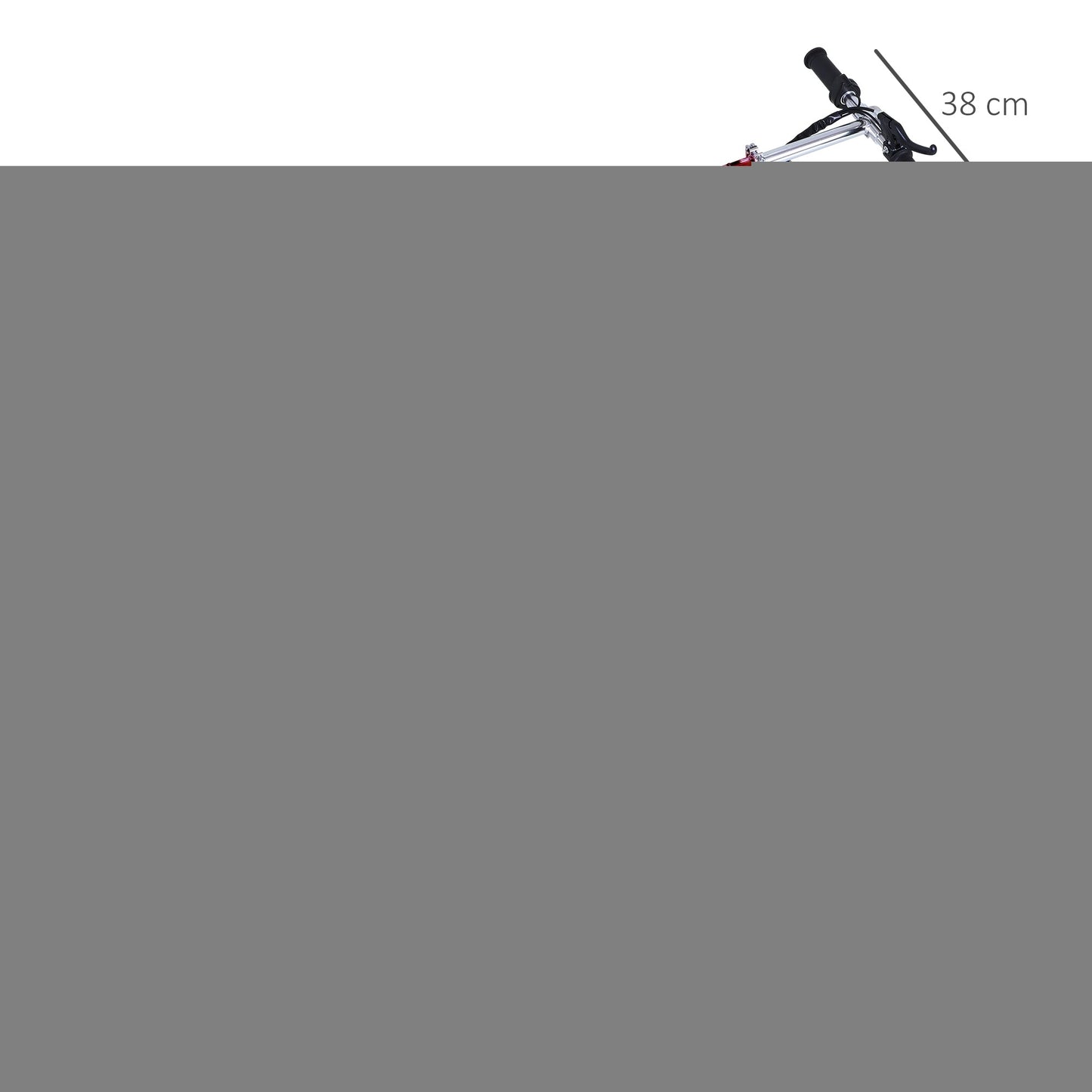 Teen Foldable Electric Scooter Battery 12V 120W w/ Brake Kickstand HOMCOM