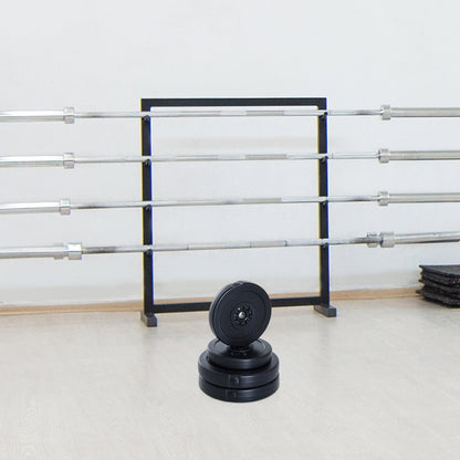 4 Piece Dumbell Barbell Plate Set 2 x 5kg and 2 x 10kg for Home Gym HOMCOM