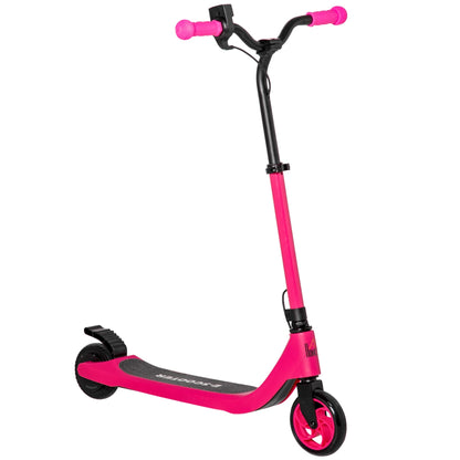 120W Electric Scooter w/ Battery Level Display, Rear Break - Pink HOMCOM