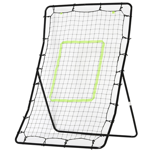 Rebounder Net Target Ball Kickback Baseball Training Equipment Play HOMCOM