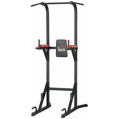 Power Tower Pull Up Station with Dip Station and Push-up Stand for Home Gym