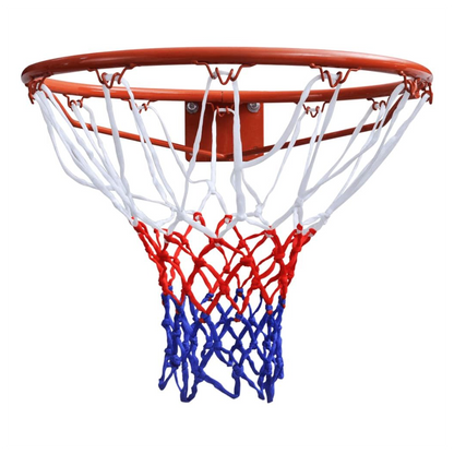 Basketball Goal Hoop Set Rim with Net Orange 45 cm
