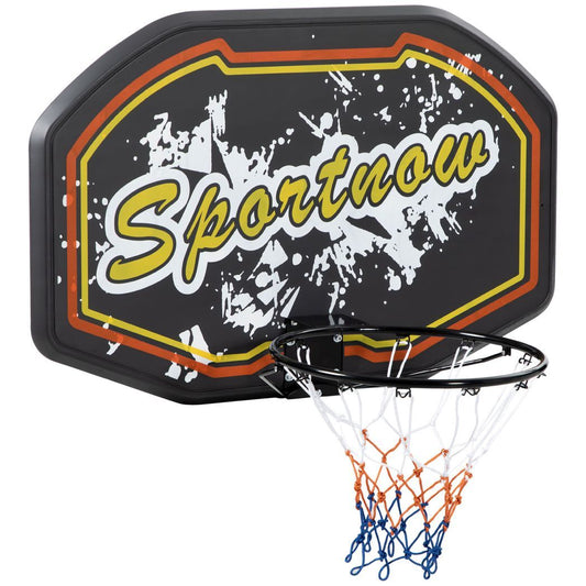 Wall Mounted Basketball Hoop Mini Basketball Hoop for Door & Wall Use, Red