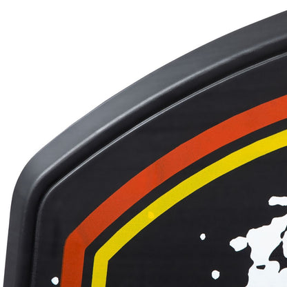 Wall Mounted Basketball Hoop Mini Basketball Hoop for Door & Wall Use, Red