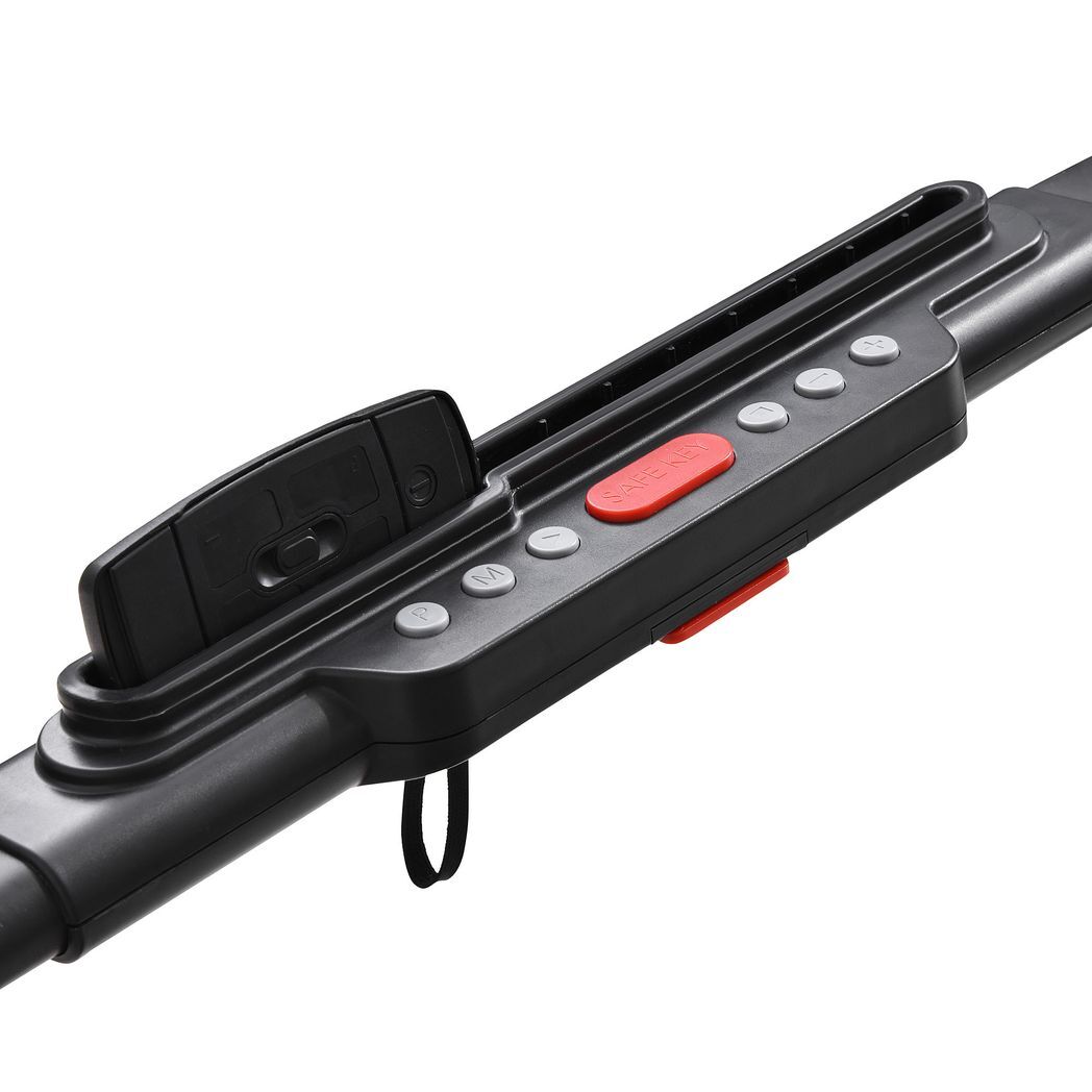 Folding Treadmill, 1-10km/h Electric Running Machine w/ Wheels, for Home, Office