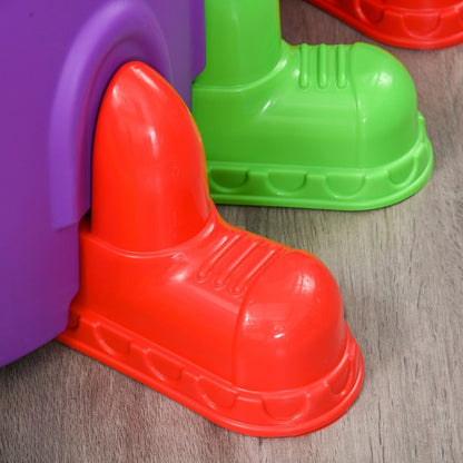 Outsunny Play Tunnel for Kids, Caterpillar Crawling Tunnel for 3-6 Years