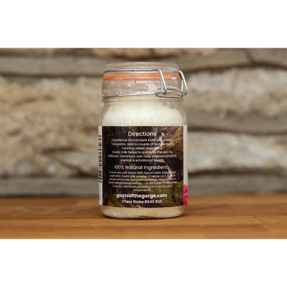 Goats Milk Geranium Bath Soak