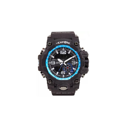 Exponi Men's Dual Face water proof watch assorted Colour's varied